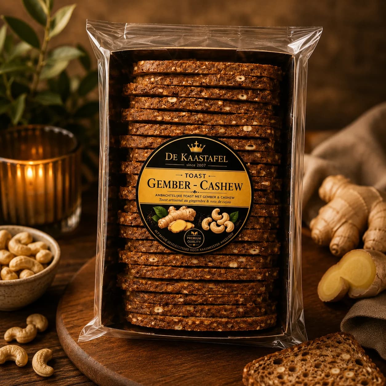 Toast Gember-Cashew